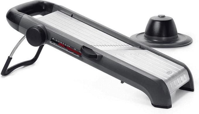 OXO - Mandoline Chef 2.0 - Keukensnijder - Groentesnijder - Met restenhouder