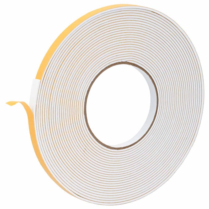 vidaXL - Zelfklevende - schuimtape - 2 - st - Wit - 10mm - x - 10m - CR - Schuim