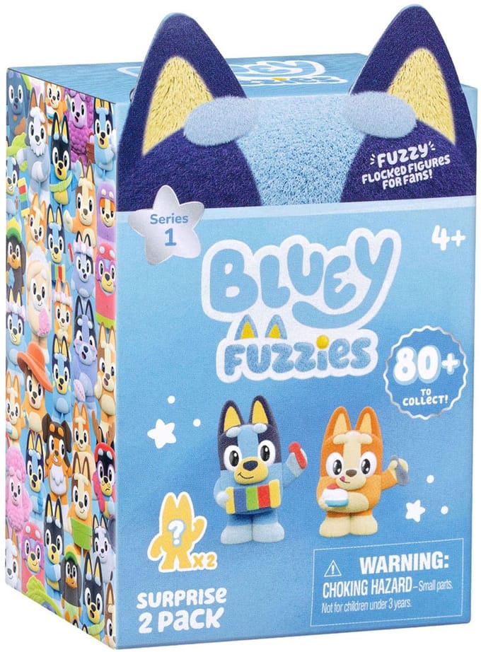 Spectron Bluey verzamelfiguren - mini speelfiguren 2-pack blind box.