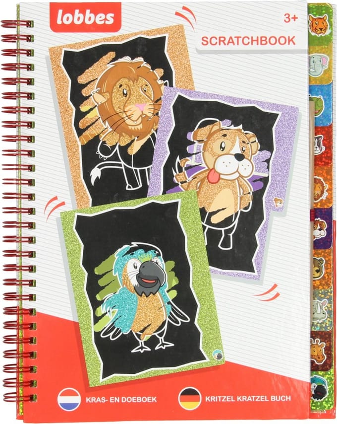 Lobbes - Scratch and Do Book Animals