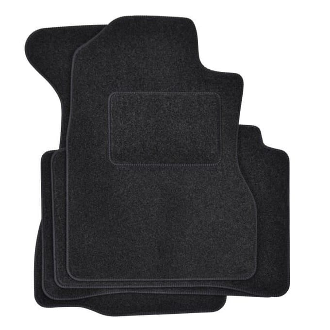 Vloermatten - HONDA - CR-V - Zwart velours - 3 stuks - Nauwkeurige pasvorm