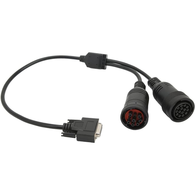 14-pins 9-pins diagnosekabeladapter 457?6114 ABS Rubber Hoge Flexibiliteit voor ET3 OBD2 317?7485 gray