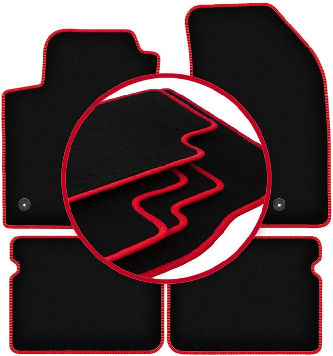 CARLUX-RED automatten voor: Fiat Bravo II hatchback (2007-2012)