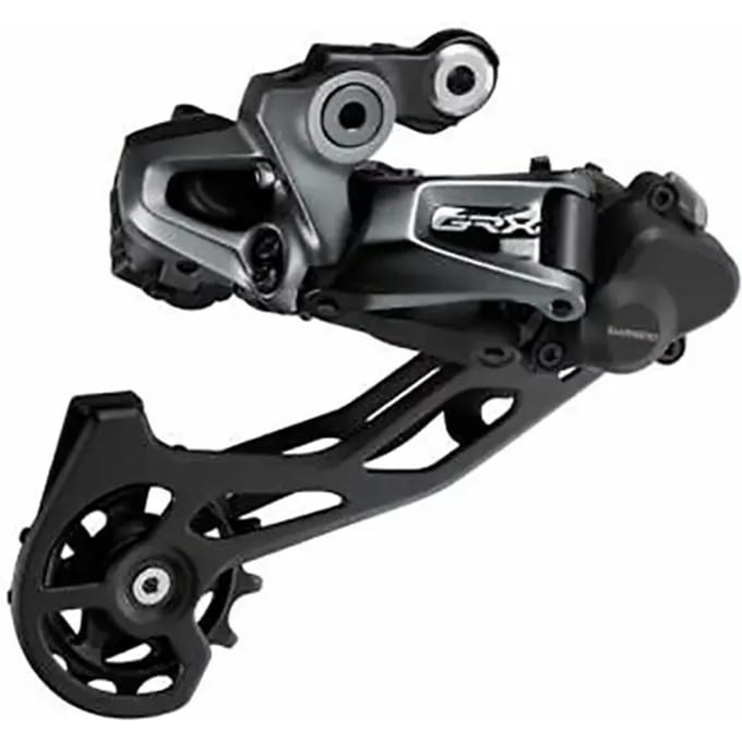 Shimano Grx Rx815 Di2 Shadow Rd+ Direct Achterderailleur Zilver 11s / Max 32t