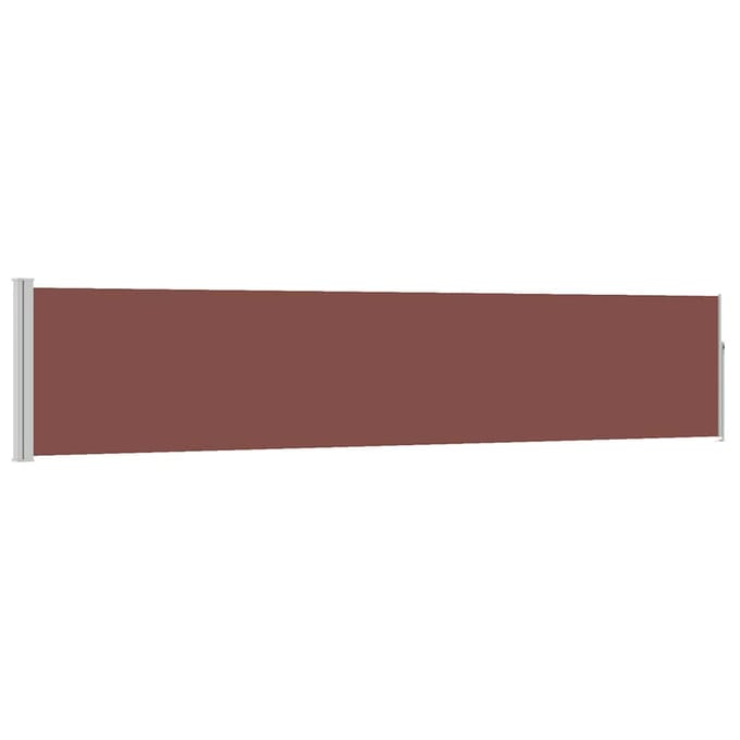 vidaXL - Tuinscherm - uittrekbaar - 100x514 - cm - bruin