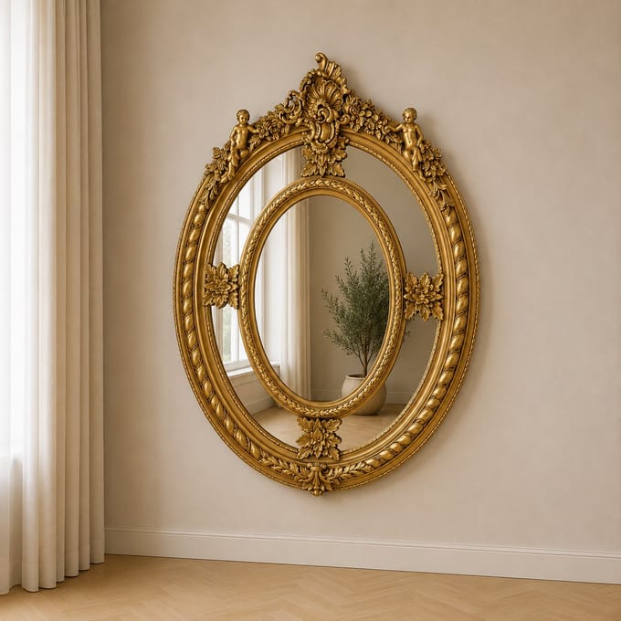 Barok Spiegel Romeo Goud