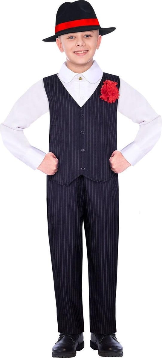 Amscan Kinderkostuum Gangster Jongens Polyester Maat 6-8 Jaar