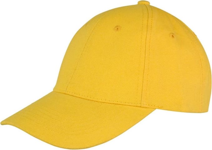 Jumada's - Baseball Cap - 6 Panelen - Katoen - Geel