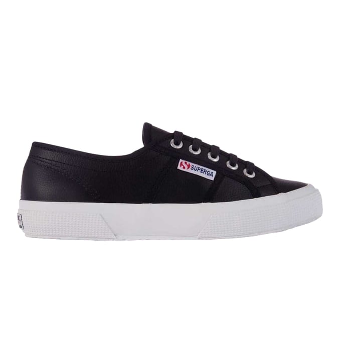 Superga Dames/Dames 2750 Nappaleer Trainers (Zwart, Wit)