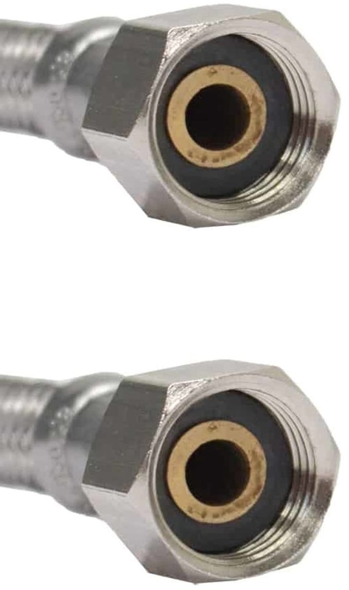 Flexibele Waterslang 3/8 RVS 1500mm DN8
