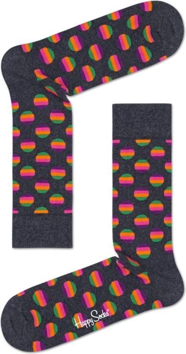 Happy Socks Sunrise Dot Socks - unisex sokken - Unisex - Maat: 41 - 46