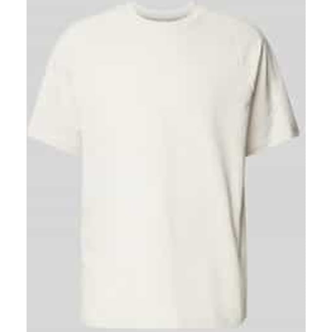 T-shirt met logostitching