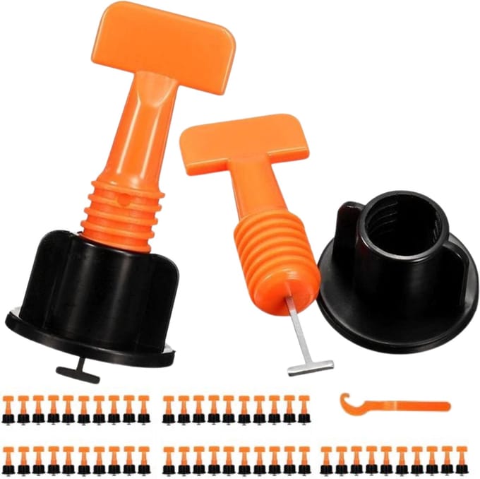 Prestara - Tegel levelling systeem set - 50 stuks - herbruikbaar - voegbreedte 2-6 mm