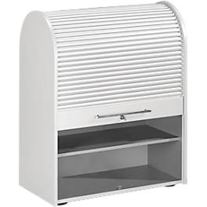 Romp universele kast, zonder rolluik, B 980/800 x D 450 x H 800/980 mm, wit