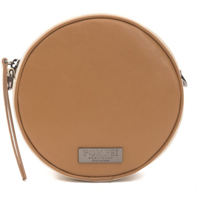 Pompei Donatella Vrouwen Bruin Leren Crossbody Tas