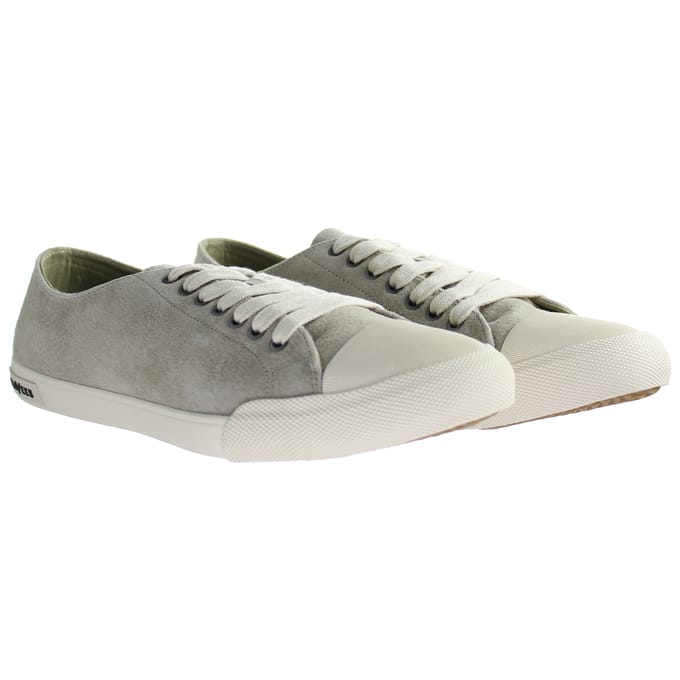 Seavees Army Issue Low Gravel Suede Shoe Grijs Herenschoenen