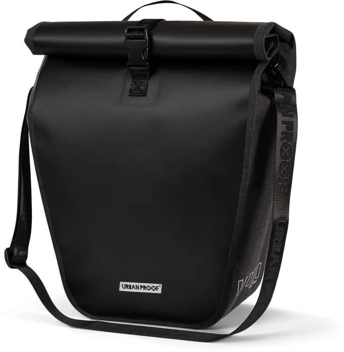 Urban Proof fietstas enkel District recycled zwart 20L