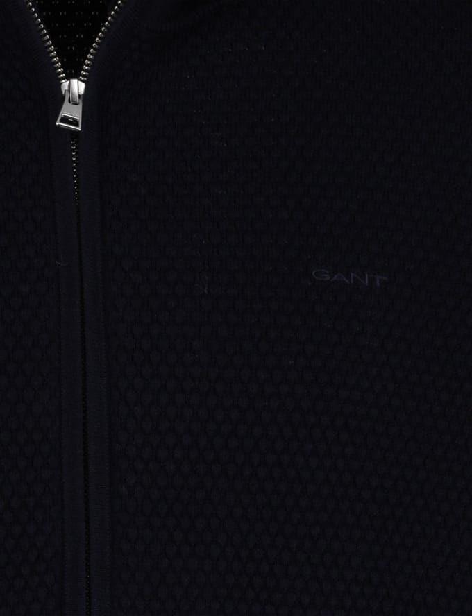 Gant vest donkerblauw