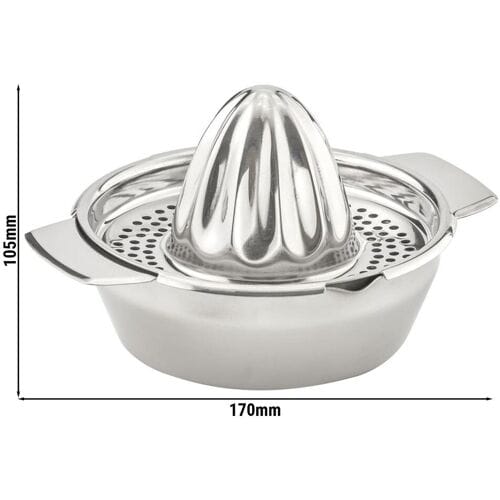 GGM Gastro (6 Stück) Manuelle Zitronenpresse - Edelstahl - 350ml