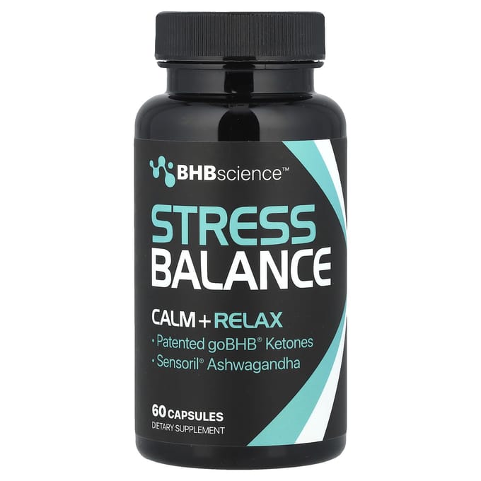 Echte Ketones, BHB Science™, Stress Balans, 60 Capsules