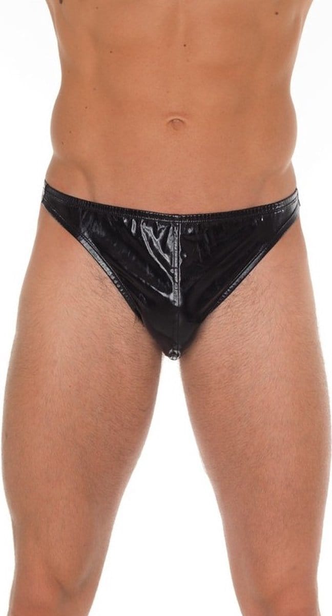 Amorable - Mannen String - Zwart Met Rits - One Size - Sexy Mannen Ondergoed - Lingerie Mannen