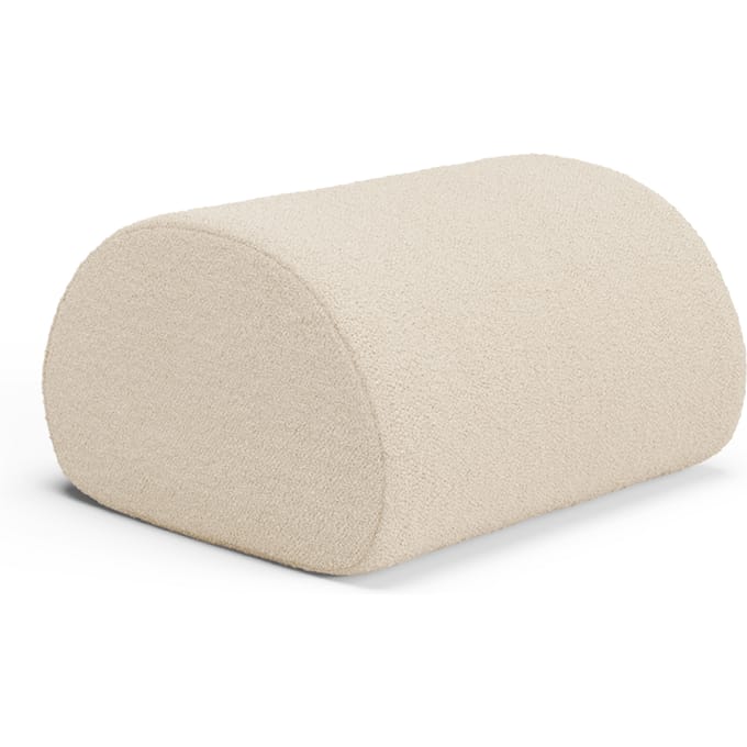 Ferm Living Rouli poef - off-white (Bouclé)