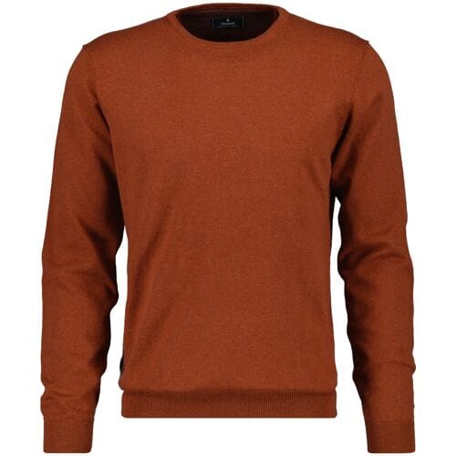 Ragman Trui Supersoft Knit Pullover Knitted Elbow Patches Terra / male