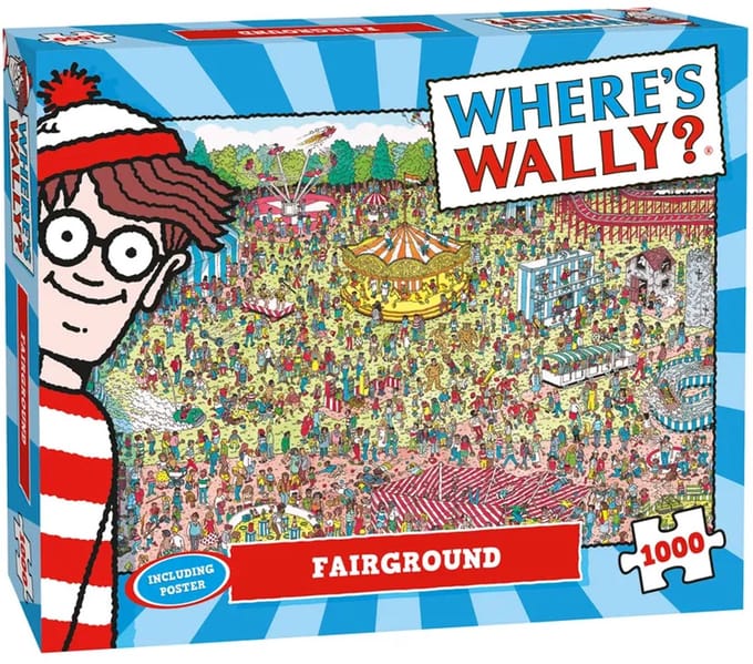 Where's Wally Fairground Puzzel 1000 Stukjes