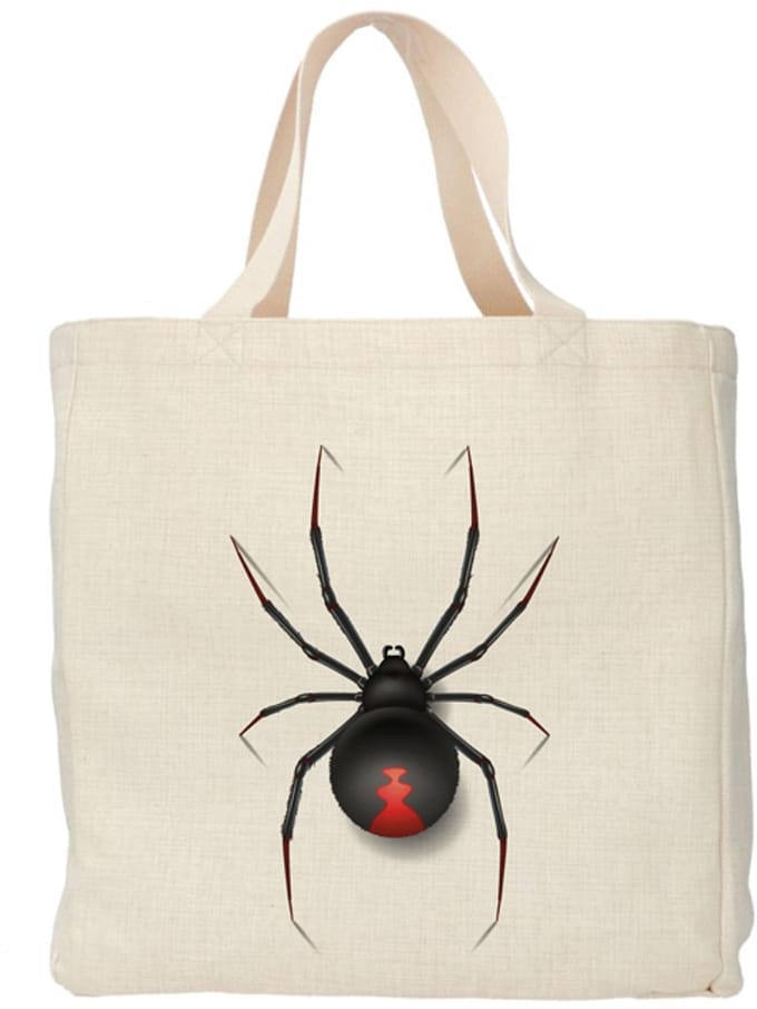 Shopper - Tas - Design - Insect - Spin - Linnen - Kleurvast