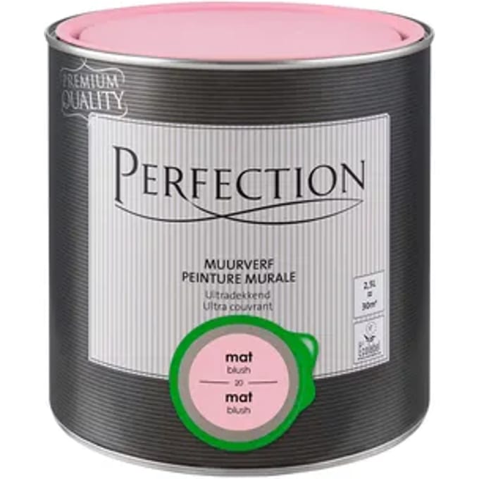 Perfection Ultradekkend Muurverf - Mat - Blush - 2,5l