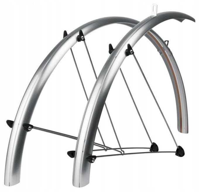 SKS Routing 42 Spatborden 28'' 42mm Zilver Set