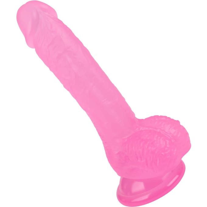 Natuurlijke dildo met zuignap, 18 cm