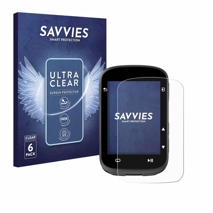 Savvies - Screenprotector voor CooSpo CS500 - Folie Beschermfolie transparant 6 Stuks