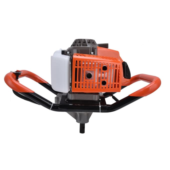 Elektrische Grondboor met Spiraalgatgraver Luchtgekoeld 2-takt 68CC Grondboor Machine black