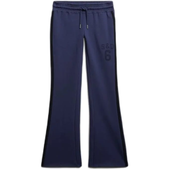 Vrouwelijke flare joggingbroek Superdry Athletic Essentials Stripe