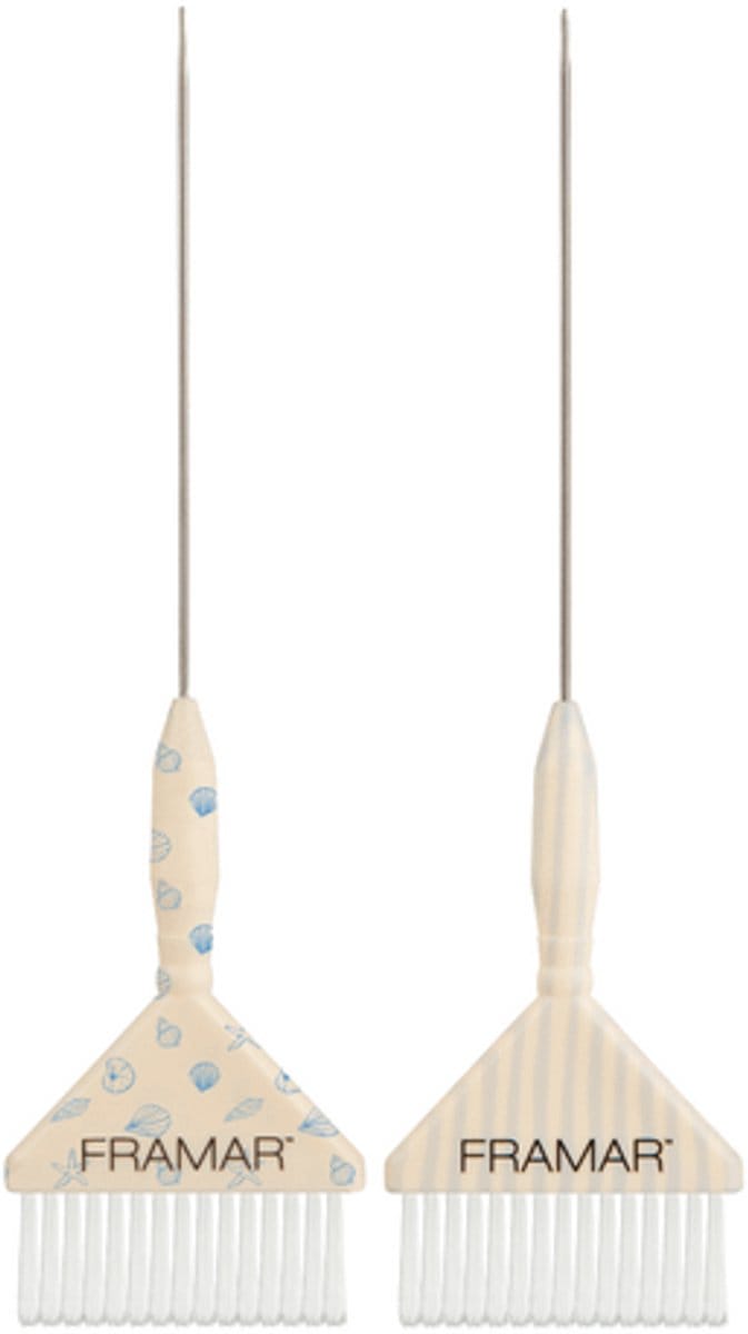 Framar - Beach Bum - 2pc PinTail Big Daddy Color Brush Set