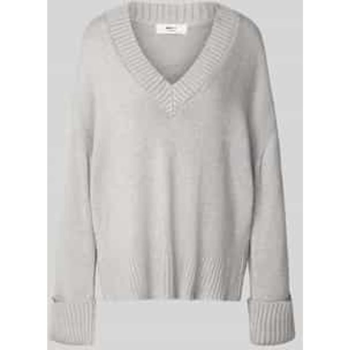 Loose fit gebreide pullover met wol