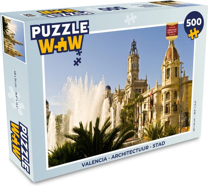Puzzel Valencia - Architectuur - Stad - Legpuzzel - Puzzel 500 stukjes