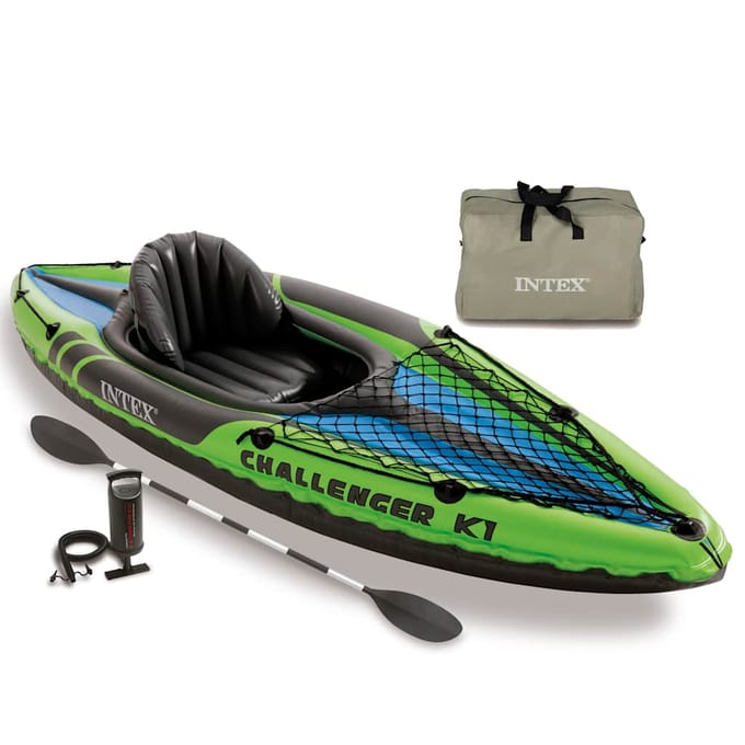 INTEX Kayak Challenger K1 opblaasbaar 274x76x33 cm