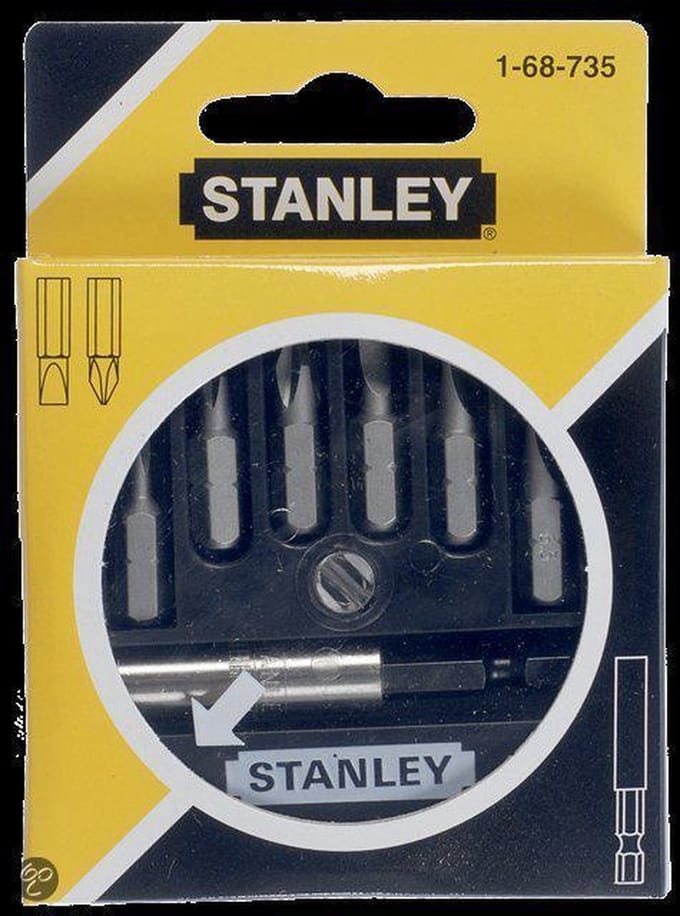 Stanley Assortiment Bits 7 Delig