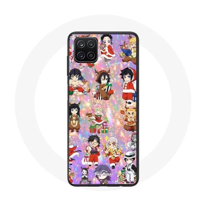 Coque pour Samsung Galaxy A42 5G Demon slayer merry christmas affiche le cadeau de noël
