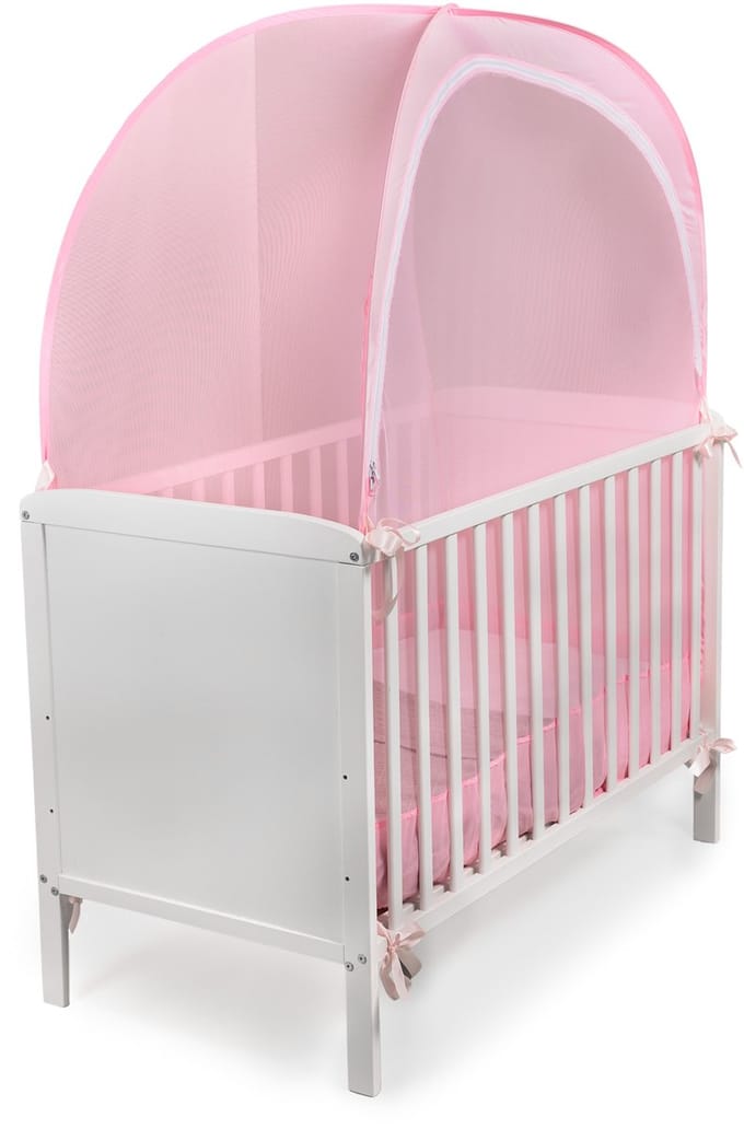 Deconet Pop out klamboetent voor ledikant, 130x70cm, roze