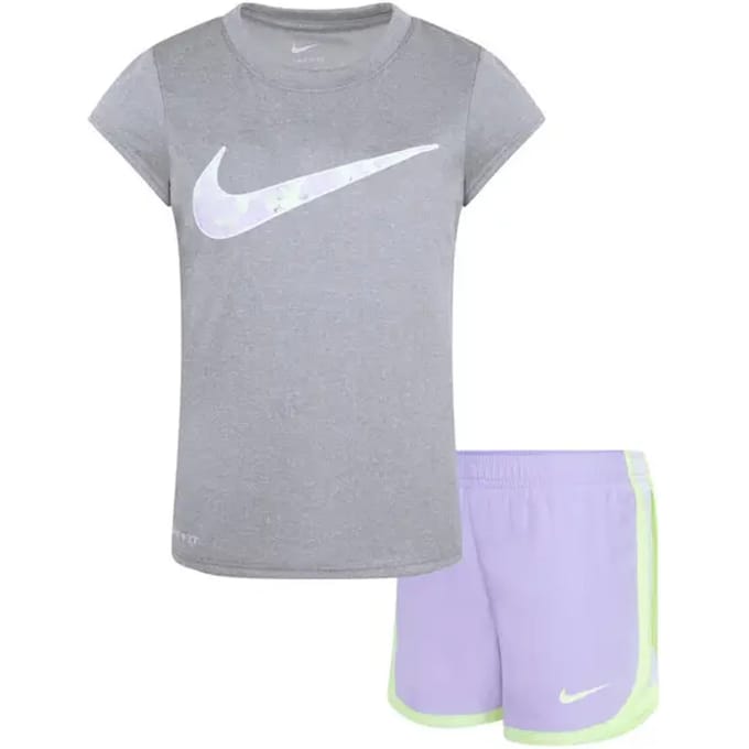 Bedrukte meisjesset Nike Club Tempo