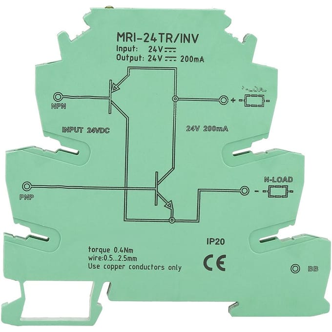 MRI?24TRINV NPN PNP Signaalomzetter PLC Sensor Polair IO Niveau Conversie Module