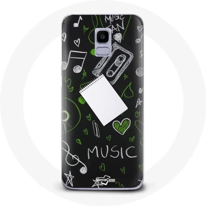 Case voor Samsung Galaxy J6 2018 Muziek-solsleutel