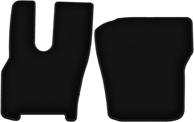 Wielganizator WLG-BASIC Serie - Velours Automatten - Voor DAF XF - Zwarte Kleur - Basismodel