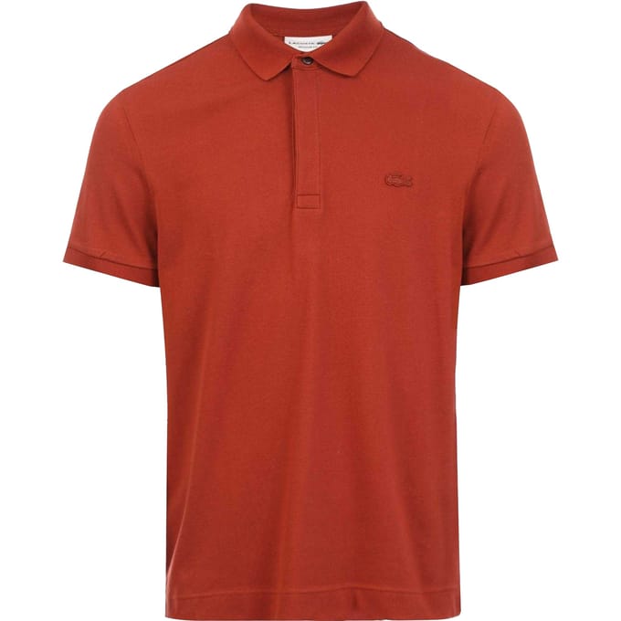 Lacoste Heren Pique Stretch Regular Poloshirt (Rood)