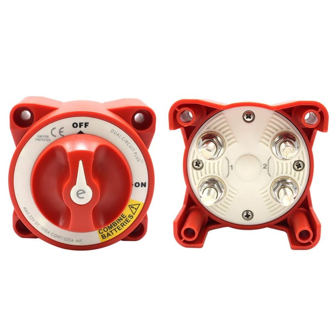 1Pc Nieuwe AAN/UIT Dual Circuit Plus Batterij Schakelaar 32V DC 350A 5511E