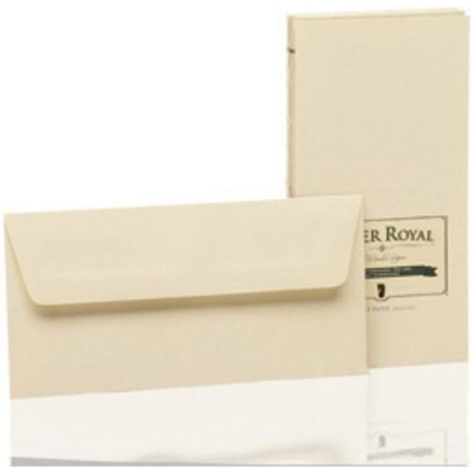 Rössler papier paper royal enveloppen - chamois