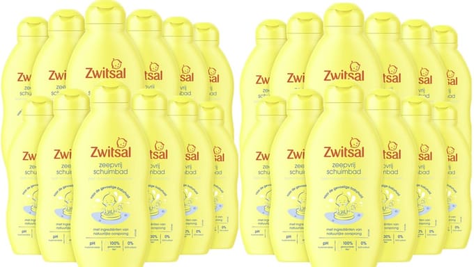 Zwitsal - Zeepvrij Schuimbad - 24 x 200 ml